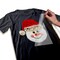 Christmas DTF Transfer - Faux Yarn Snowman Face Ready to Press